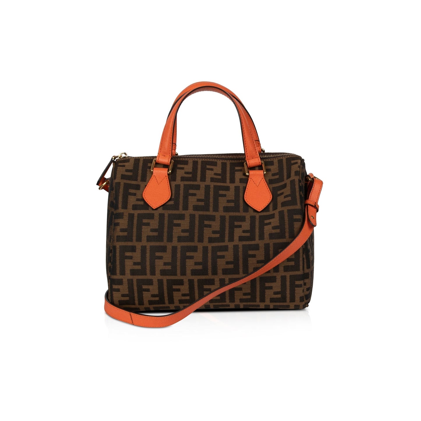 Fendi Zucca Boston Bag Travel Bag