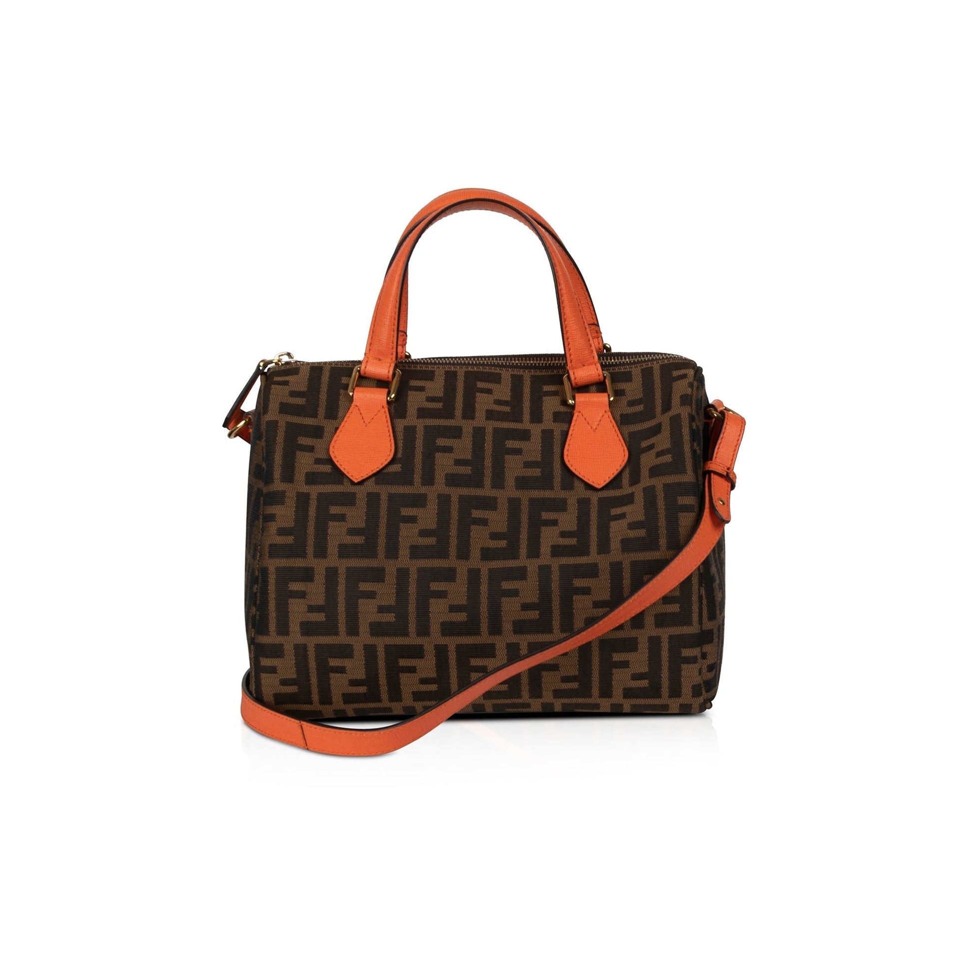 Fendi Zucca Boston Bag Travel Bag