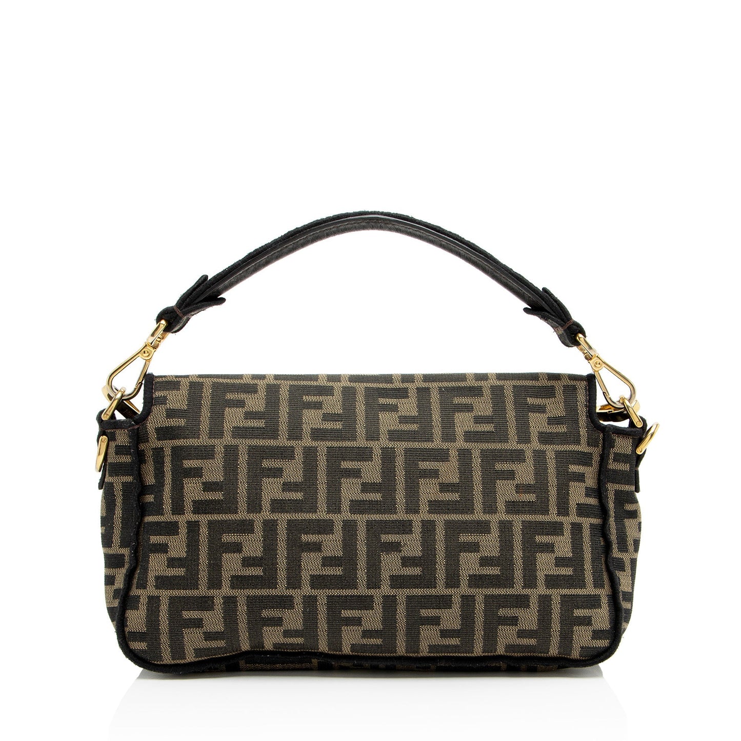Fendi Zucca Calfskin Baguette Shoulder Bag Baguette Shoulder Bag