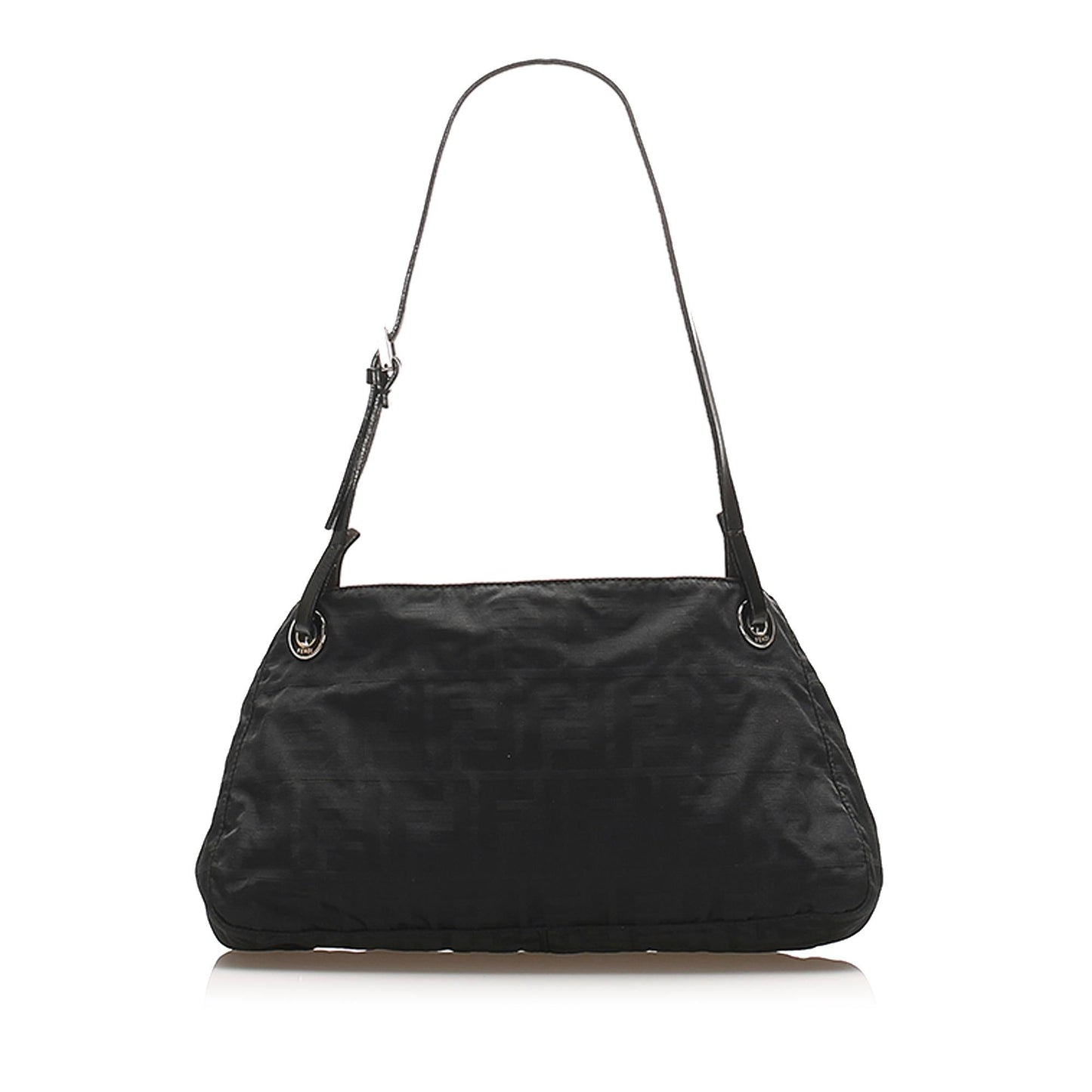 Fendi Zucca Baguette Shg Handbag Canvas Shoulder Bag Baguette Shg 32380