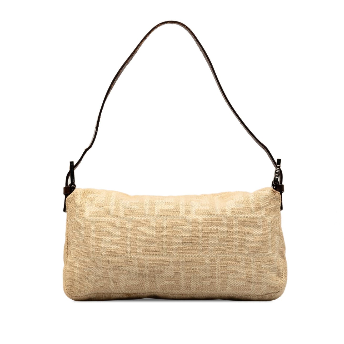 Fendi Zucca Baguette Shg Jhakjs Handbag Canvas Shoulder Bag