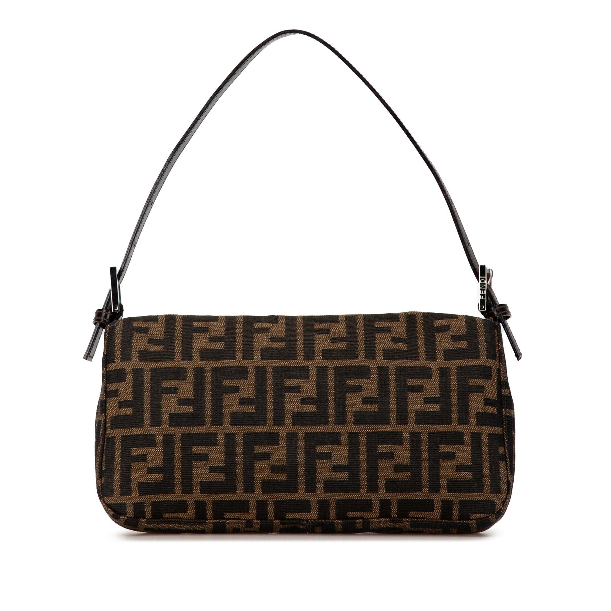 Fendi Zucca Baguette Shg Mqp0Ux Shoulder Bag Canvas