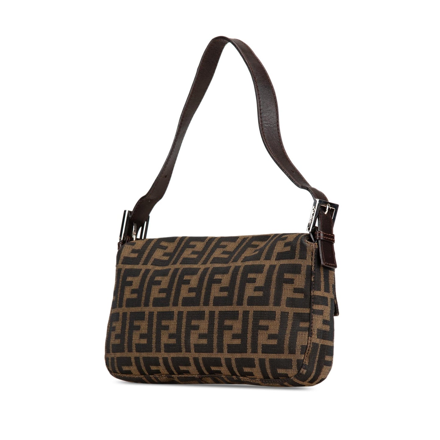 Fendi Zucca Baguette Shg Ctex3N Shoulder Bag Canvas