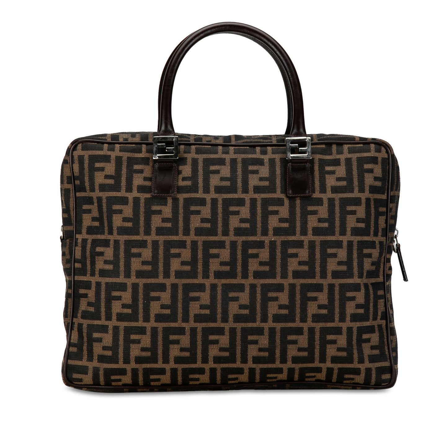 Fendi Zucca Business Bag Shg Zftp7M Canvas Tote Bag