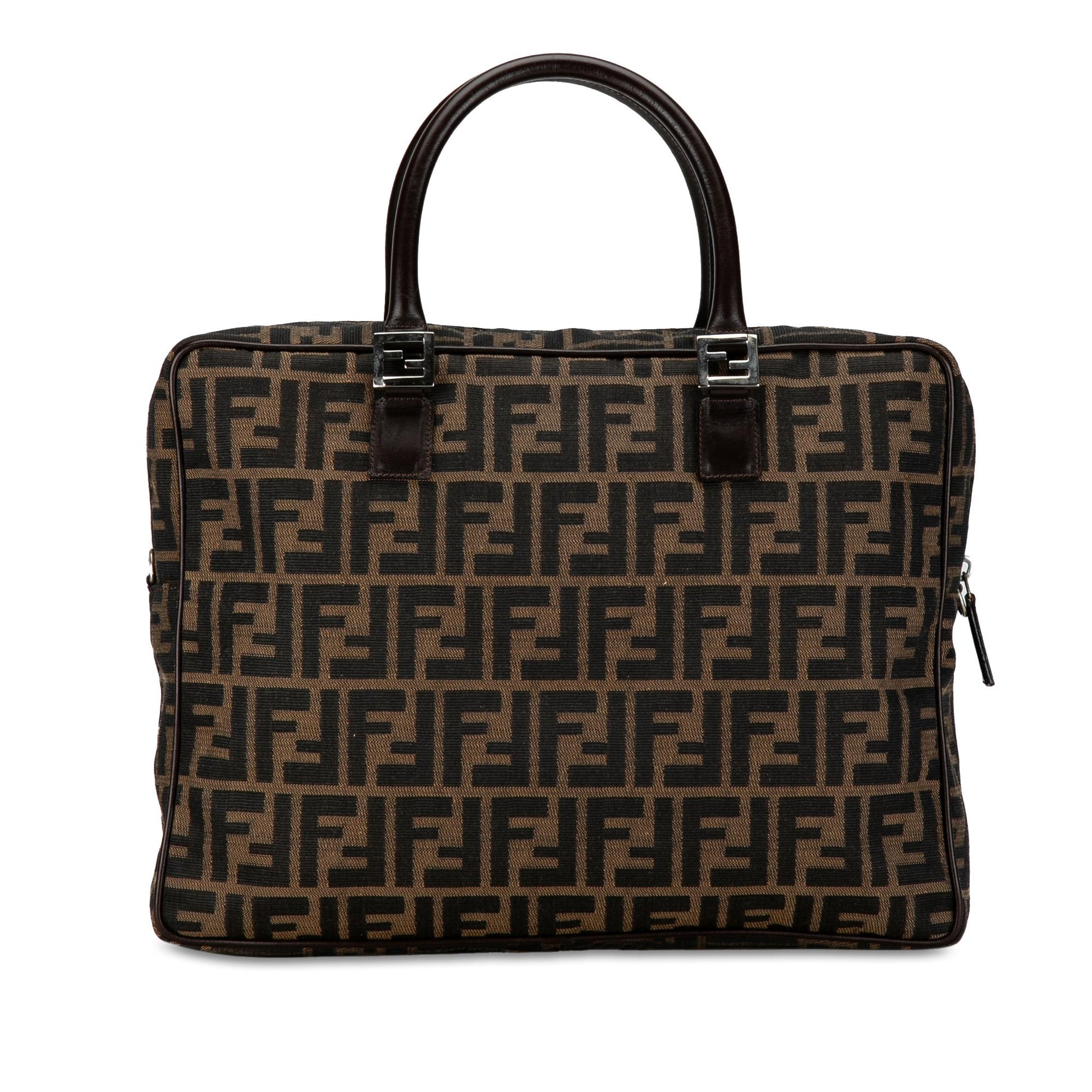 Fendi Zucca Business Bag Shg Zftp7M Canvas Tote Bag