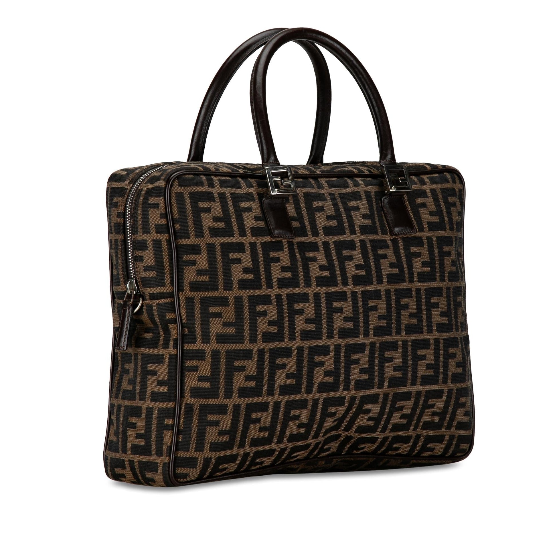 Fendi Zucca Business Bag Shg Zftp7M Canvas Tote Bag