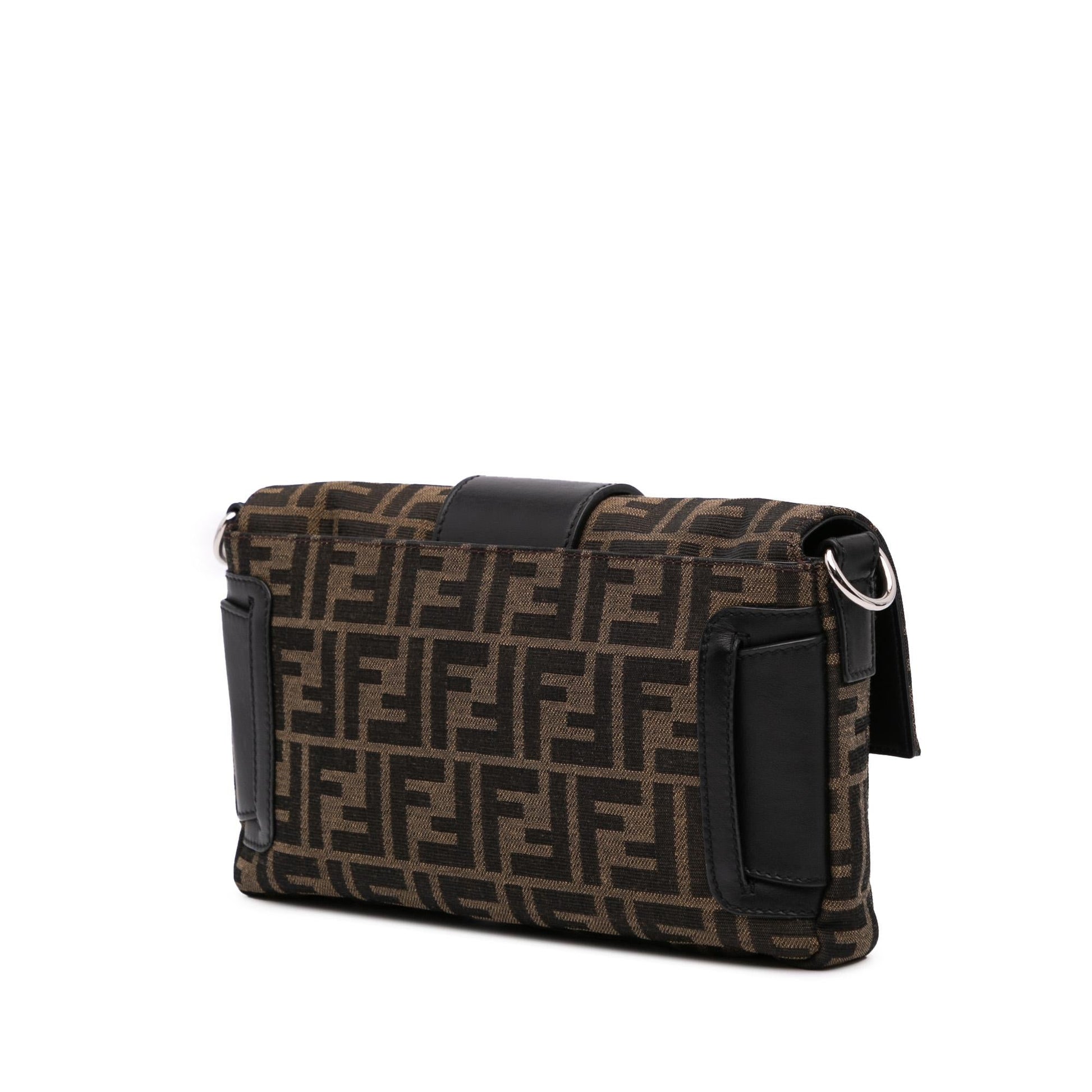 Fendi Zucca Convertible Baguette Satchel Canvas Satchel Bag Baguette Satchel 3