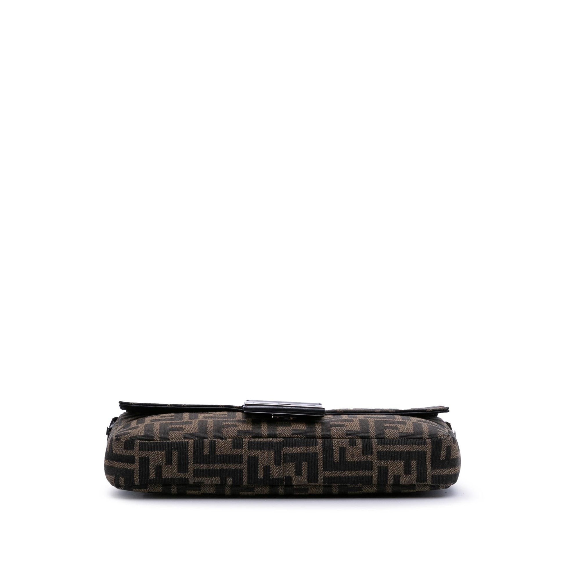 Fendi Zucca Convertible Baguette Satchel Canvas Satchel Bag Baguette Satchel 4