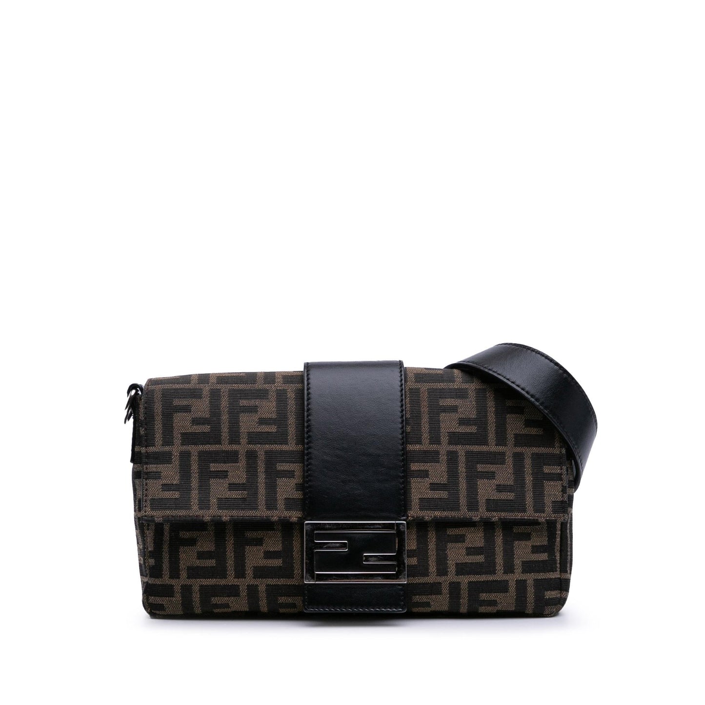 Fendi Zucca Convertible Baguette Satchel Canvas Satchel Bag Baguette Satchel 4