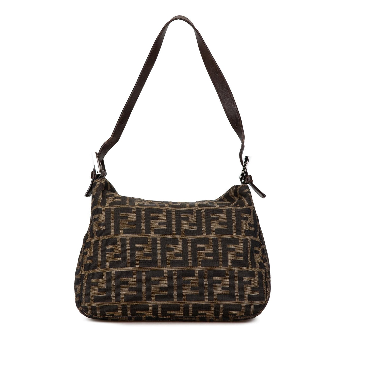 Fendi Zucca Double Mamma Shg 9Hhdcp Shoulder Bag Canvas Flap