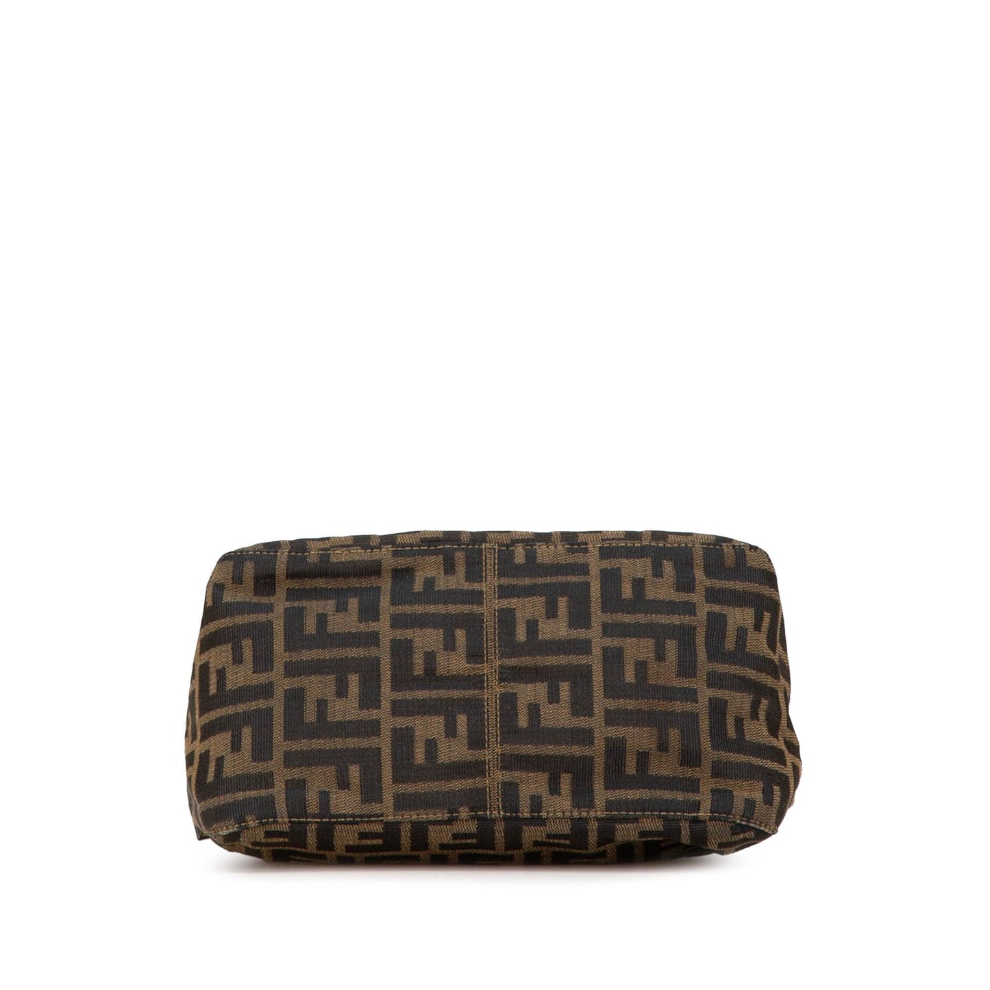 Fendi Zucca Double Shoulder Bag Shg Yawuve Canvas Flap