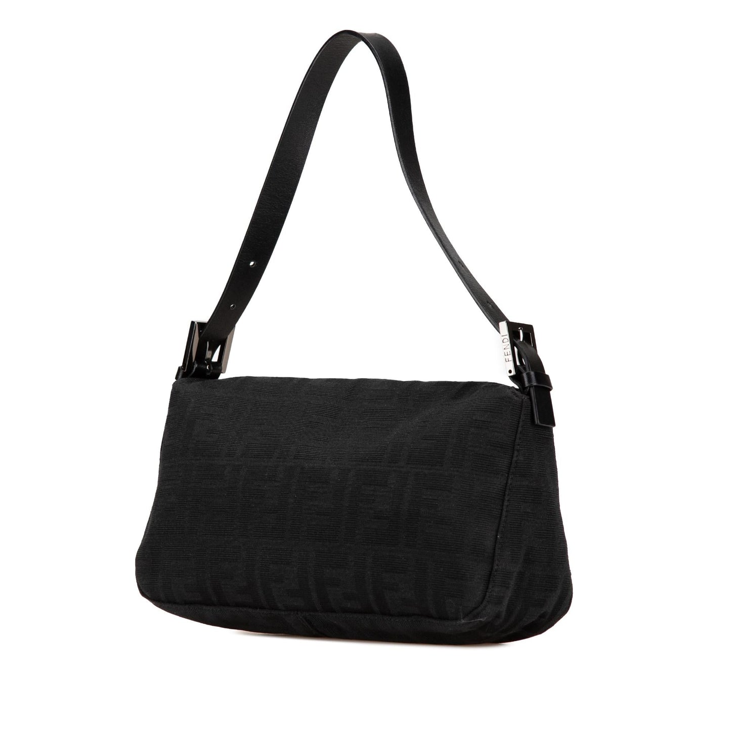 Fendi Zucca Double Shoulder Bag Canvas Flap Shoulder Bag 1