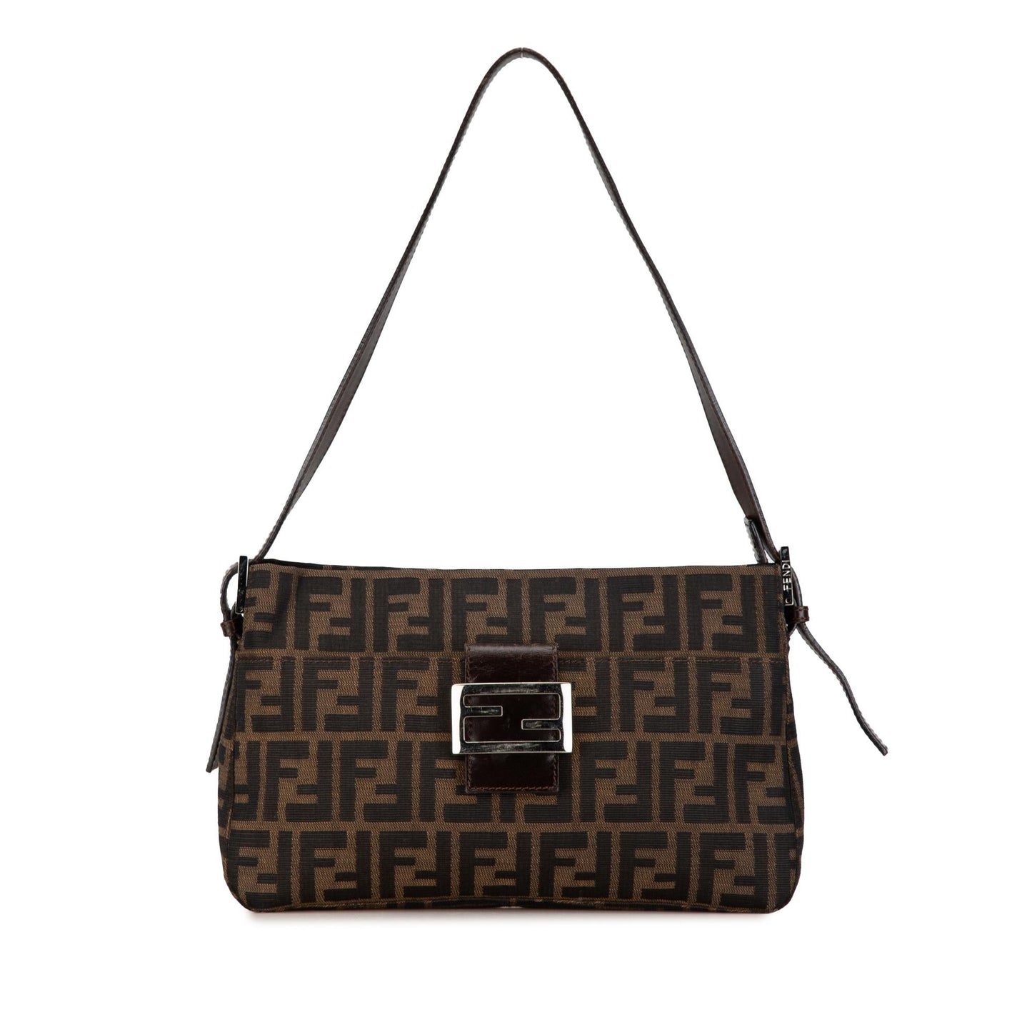 Fendi Zucca Shoulder Bag Shg Pnntew Canvas Flap