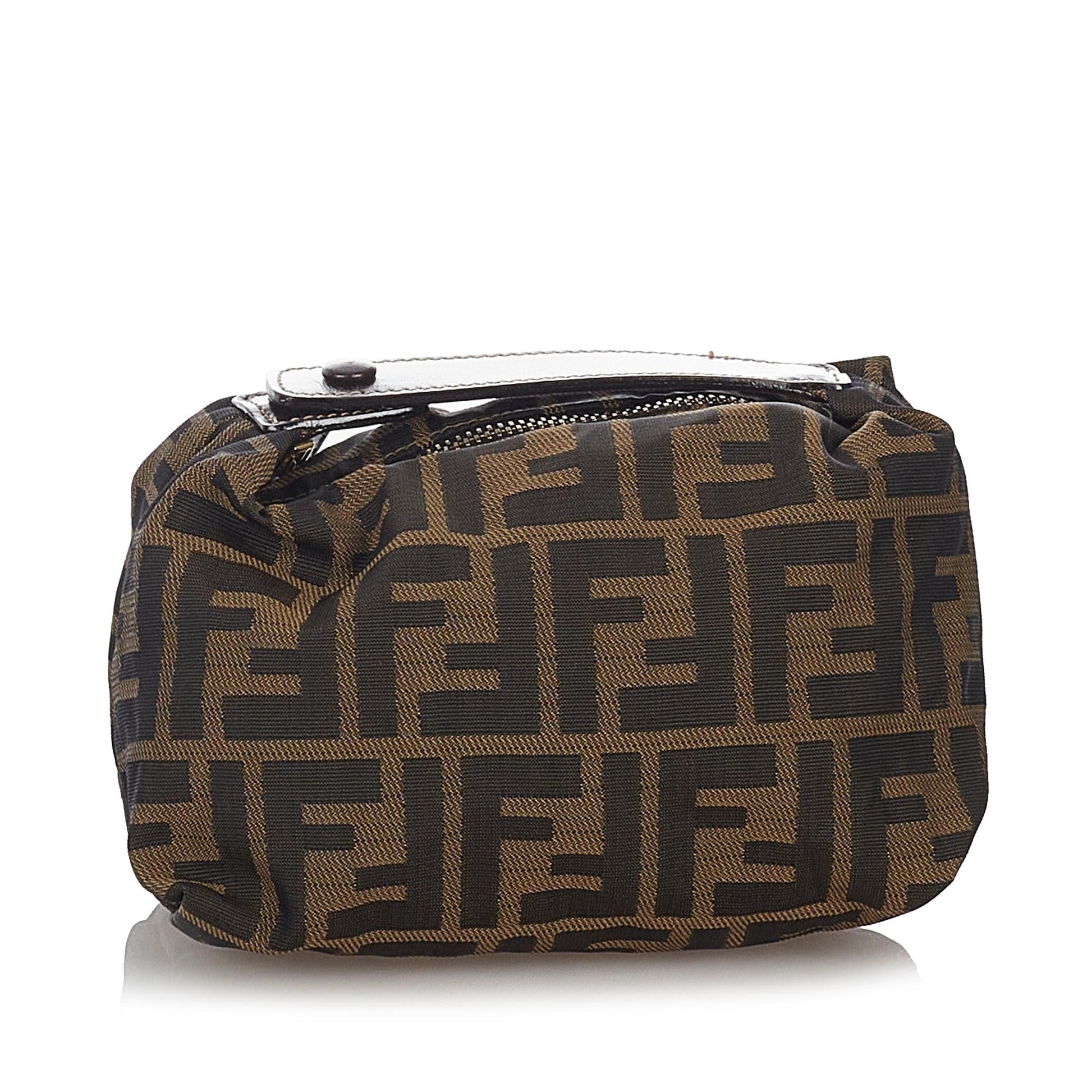 Fendi Zucca Handbag Shg Canvas Satchel Bag Handbag Shg 27060
