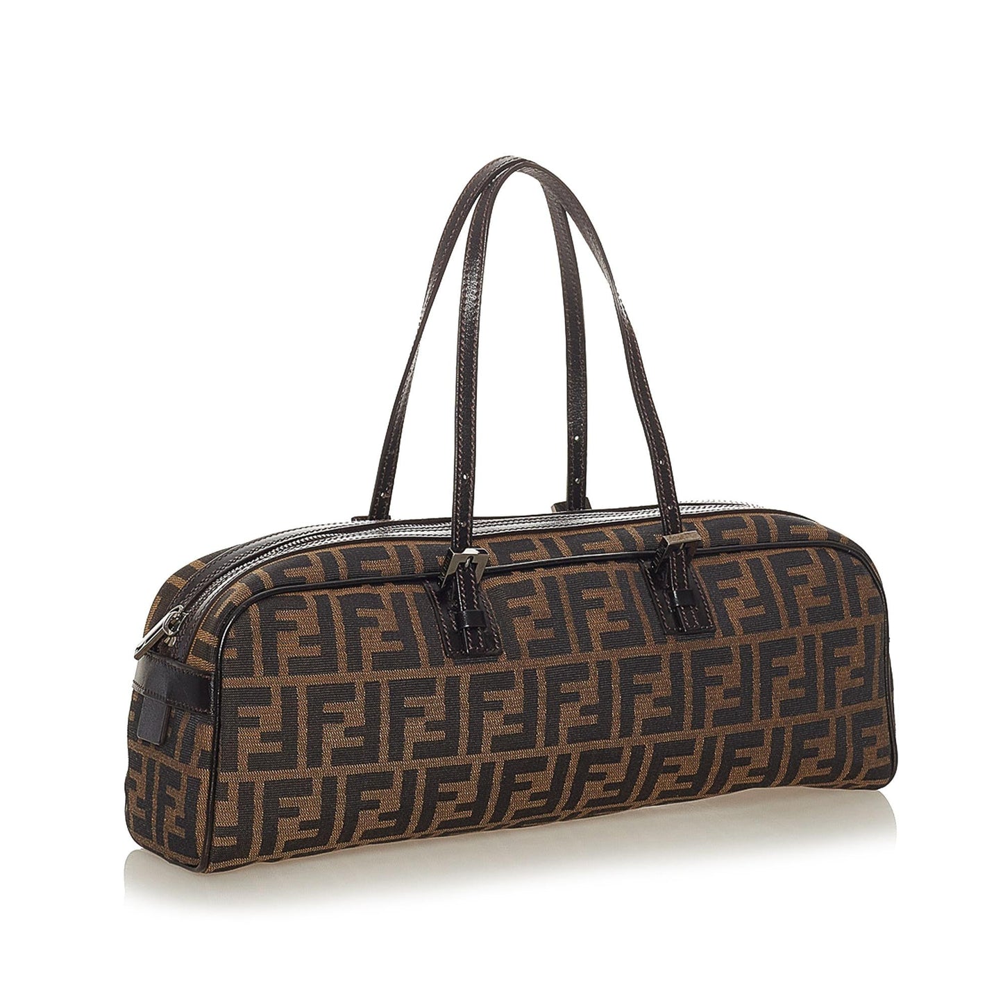 Fendi Zucca Handbag Shg Canvas Satchel Bag Handbag Shg 28054