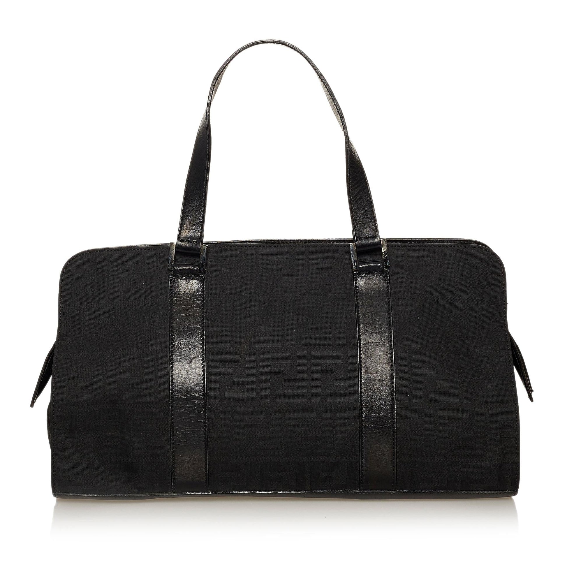 Fendi Zucca Handbag Shg Canvas Satchel Bag Handbag Shg 28503