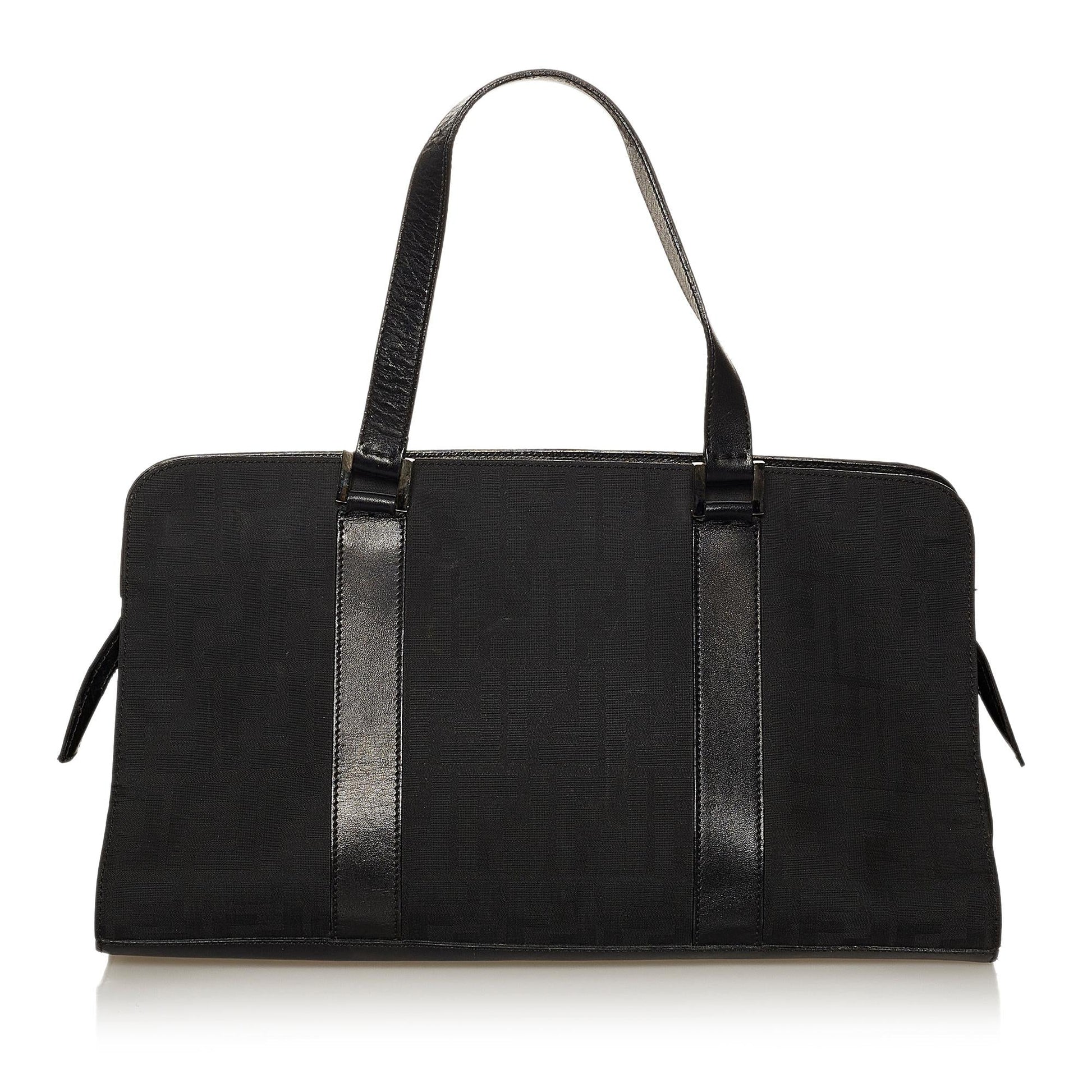 Fendi Zucca Handbag Shg Canvas Satchel Bag Handbag Shg 28503