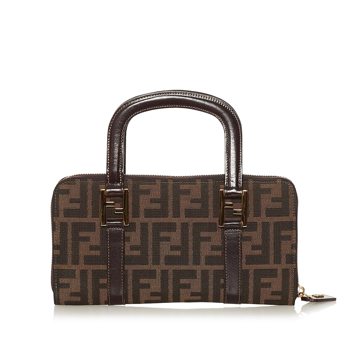 Fendi Zucca Handbag Shg Canvas Satchel Bag Handbag Shg 34608