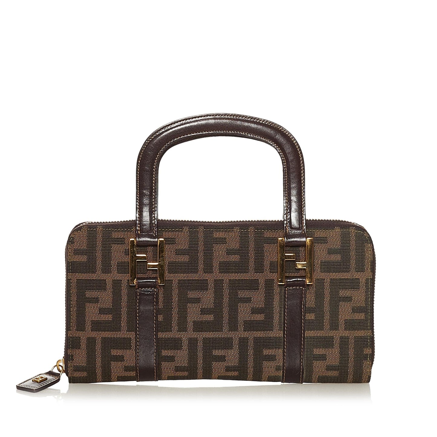Fendi Zucca Handbag Shg Canvas Satchel Bag Handbag Shg 34608