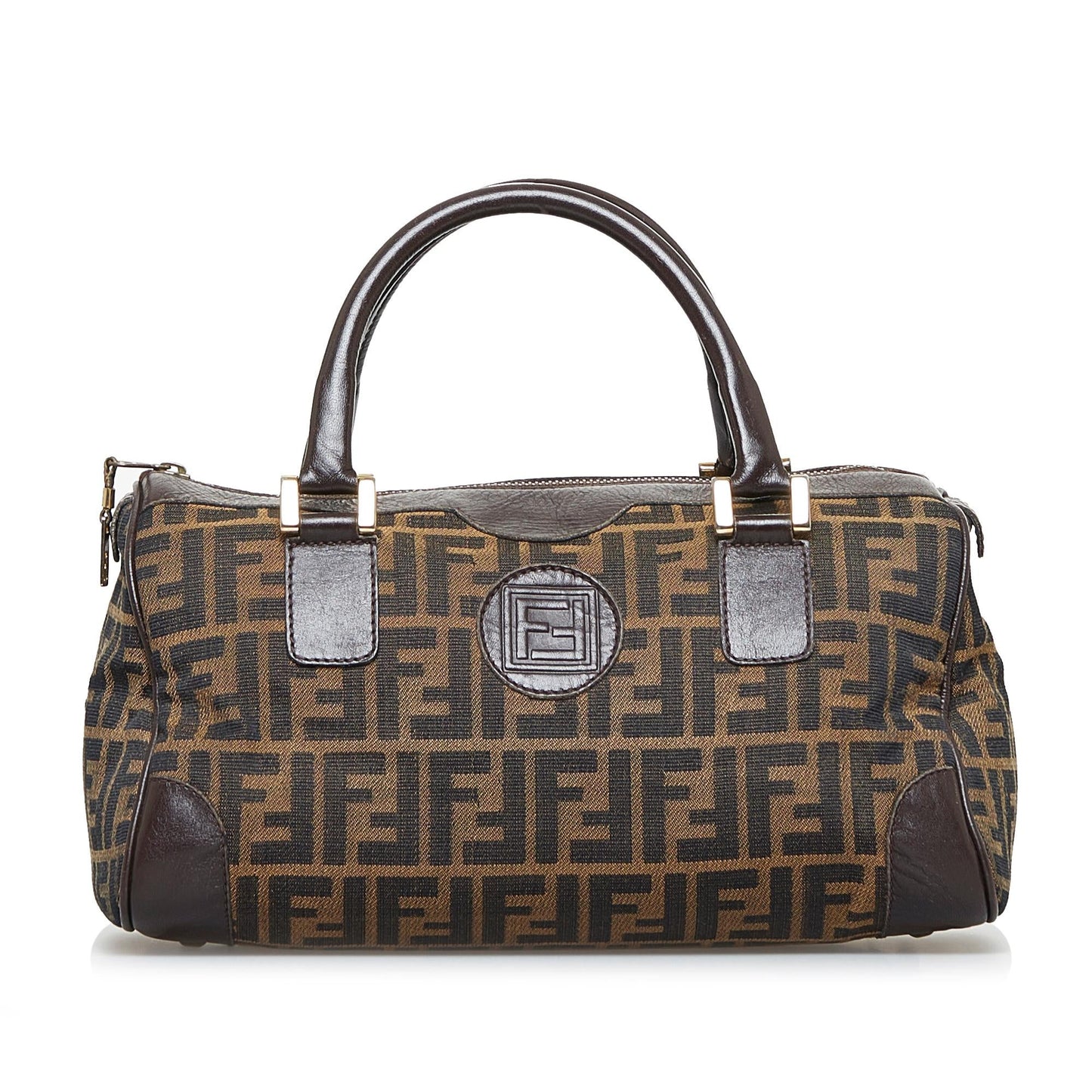 Fendi Zucca Handbag Shg Ijgucc Canvas Satchel Bag