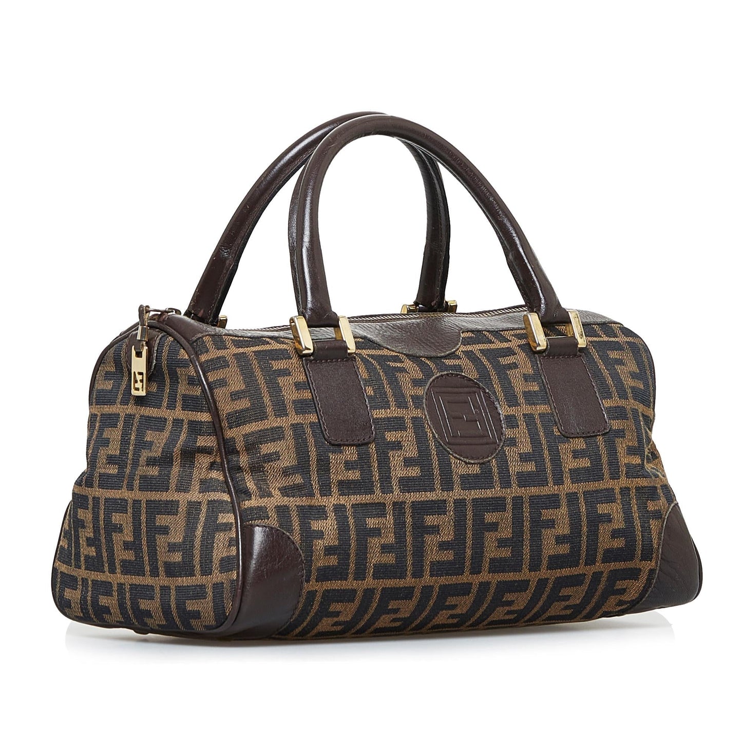 Fendi Zucca Handbag Shg Ijgucc Canvas Satchel Bag