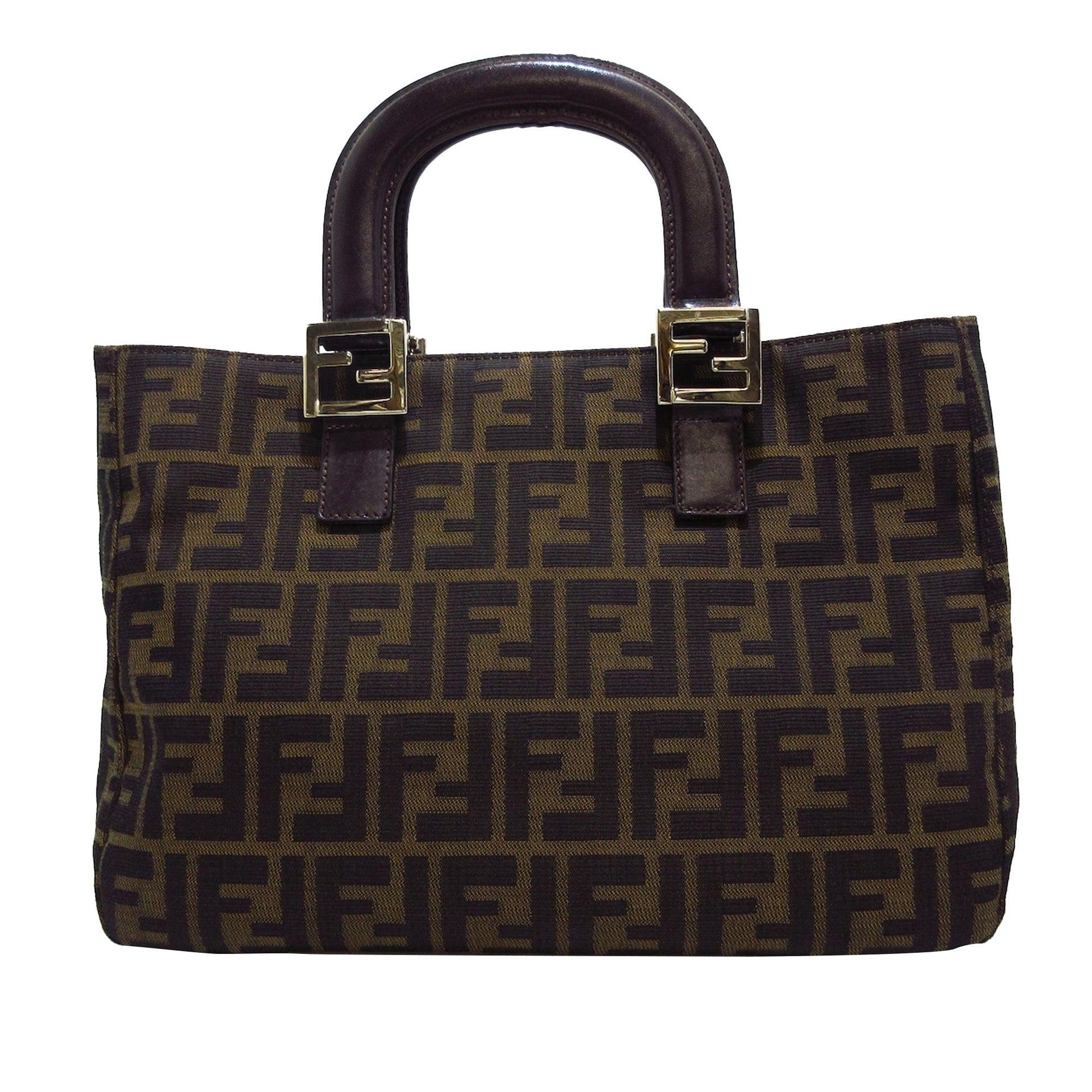 Fendi Zucca Handbag Shg Dto6G7 Canvas Satchel Bag