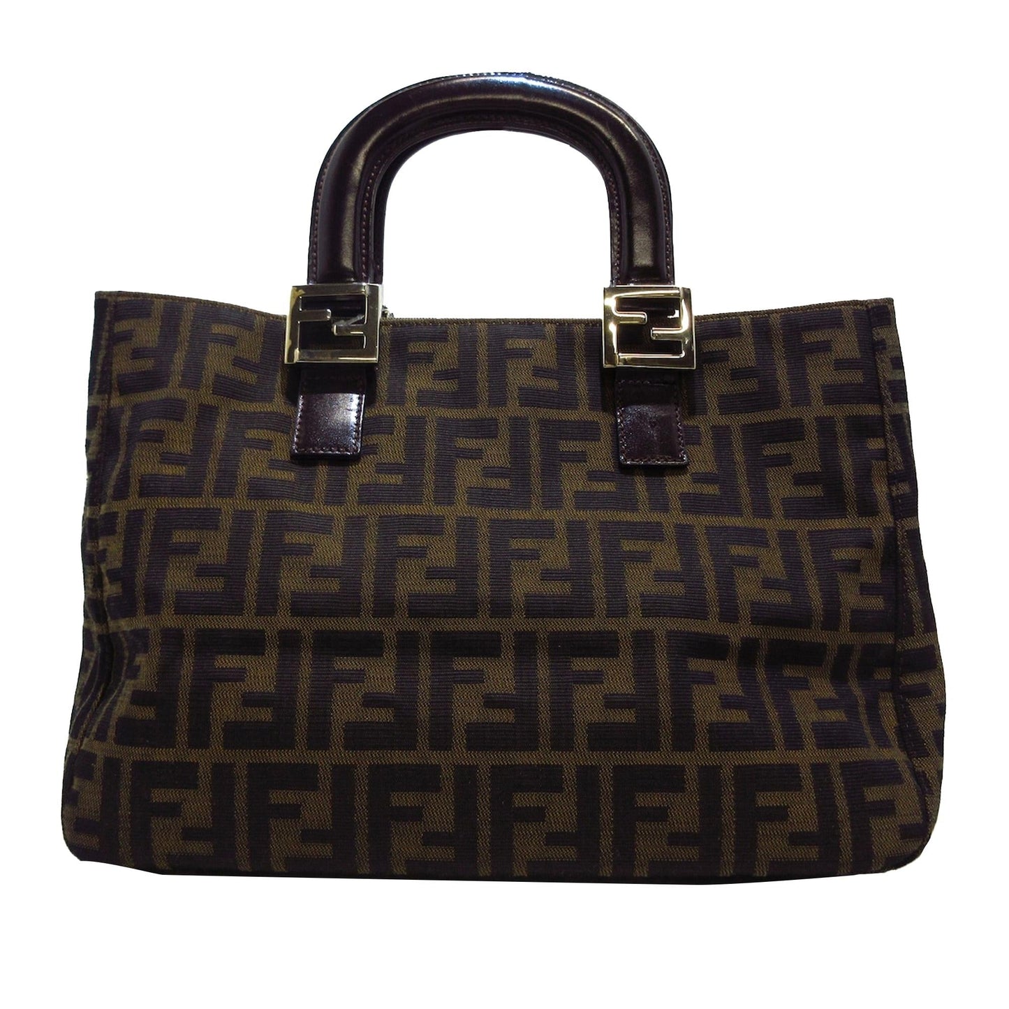 Fendi Zucca Handbag Shg Dto6G7 Canvas Satchel Bag