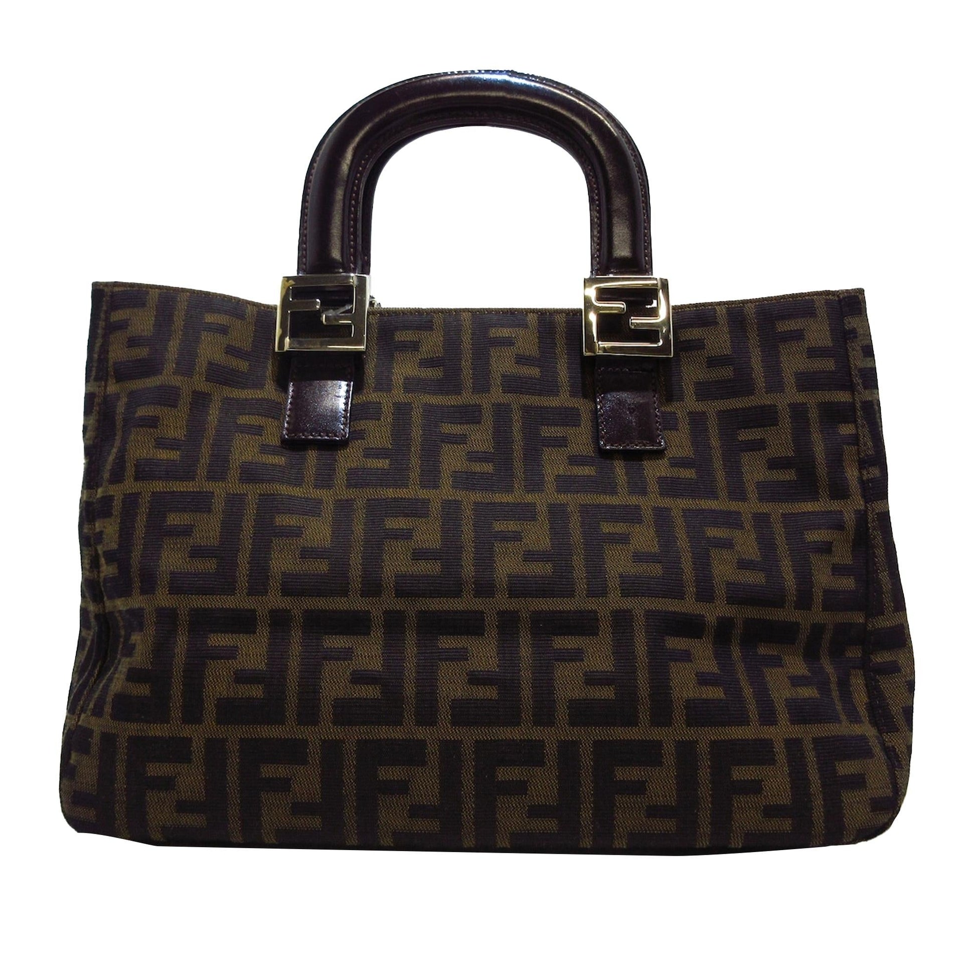 Fendi Zucca Handbag Shg Dto6G7 Canvas Satchel Bag