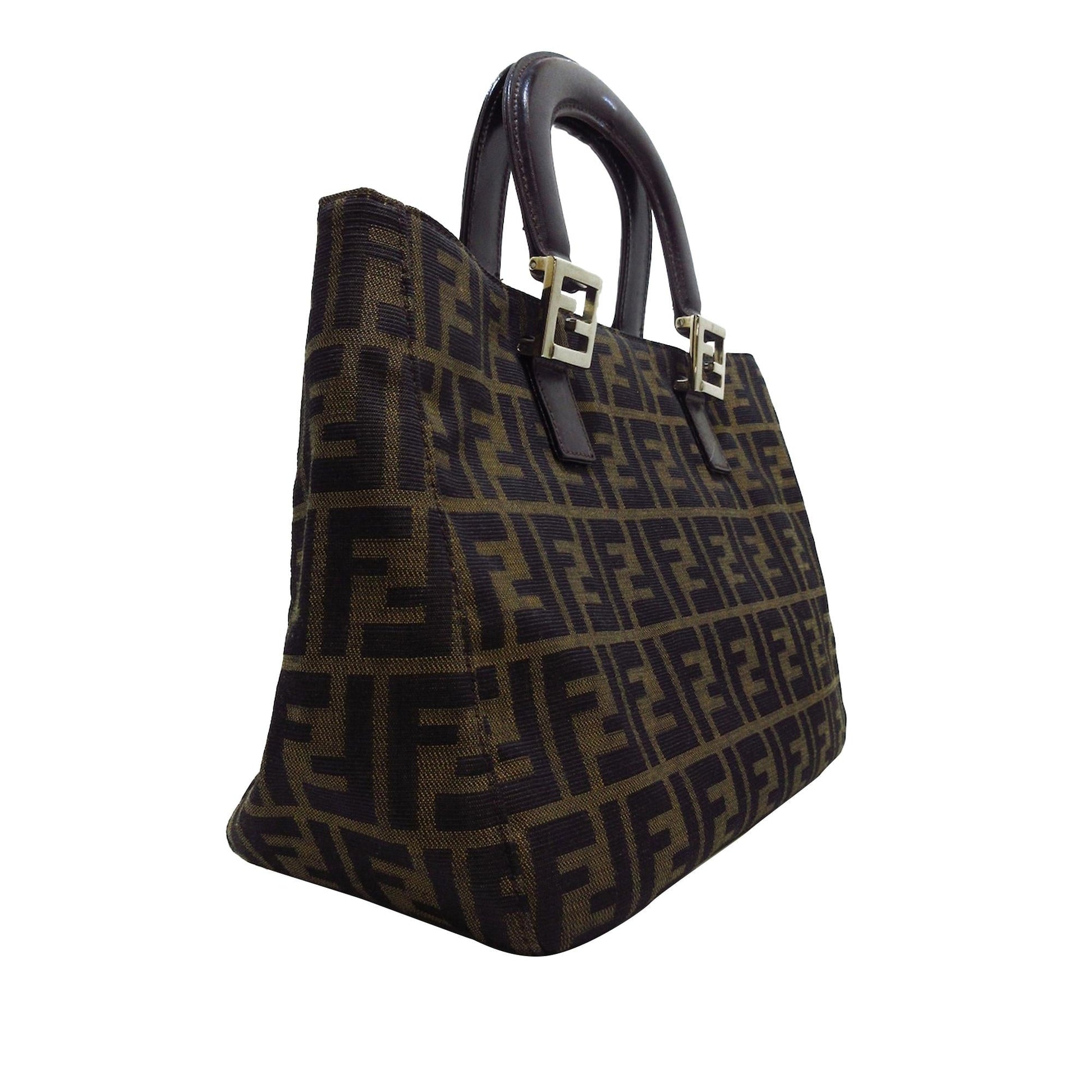 Fendi Zucca Handbag Shg Dto6G7 Canvas Satchel Bag
