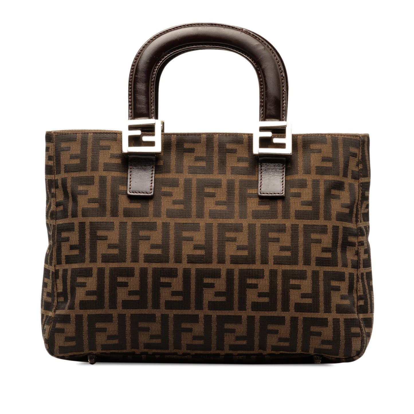 Fendi Zucca Handle Tote Shg Yheh88 Canvas Tote Bag