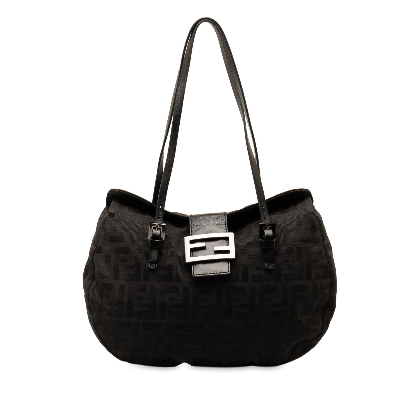 Fendi Zucca Hobo Shg Qxbd1G Canvas Shoulder Bag