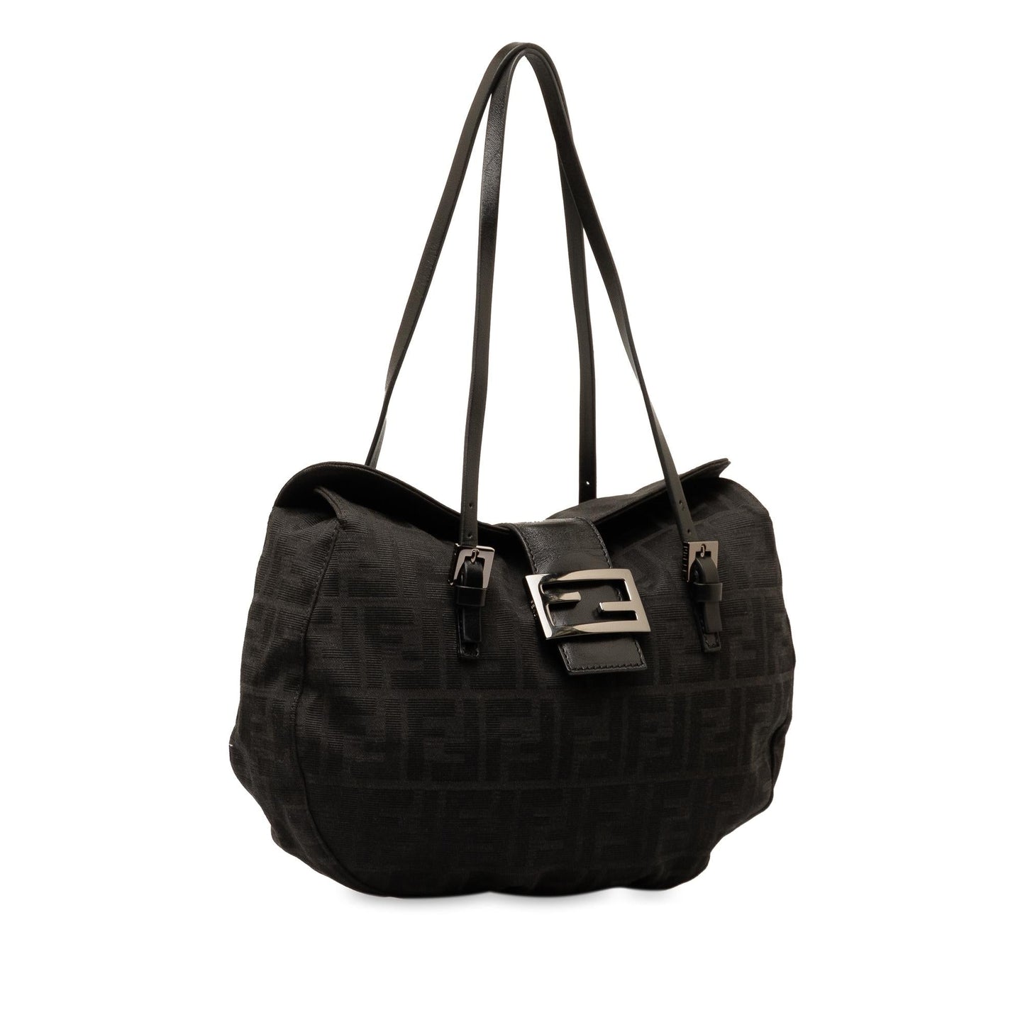 Fendi Zucca Hobo Shg Qxbd1G Canvas Shoulder Bag