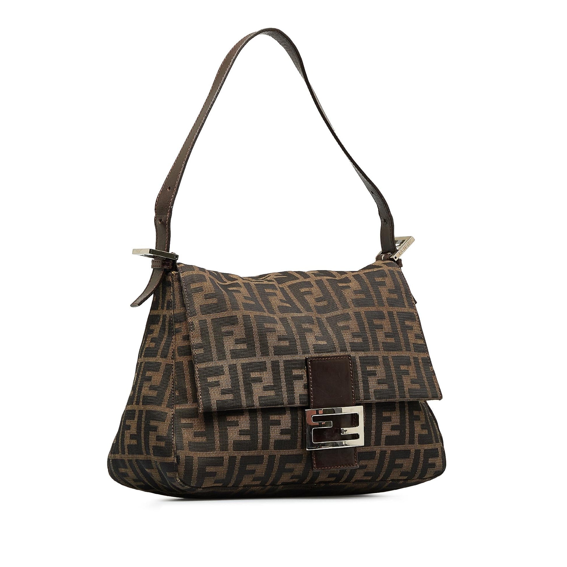 Fendi Zucca Mamma Forever Shg 2F4Urd Shoulder Bag Canvas