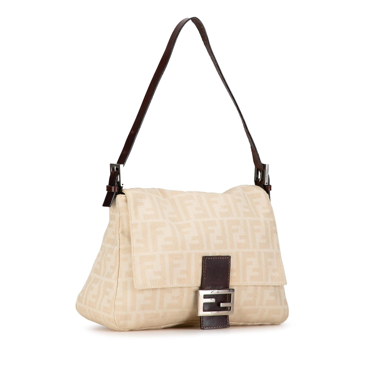 Fendi Zucca Mamma Forever Shg Shoulder Bag Canvas