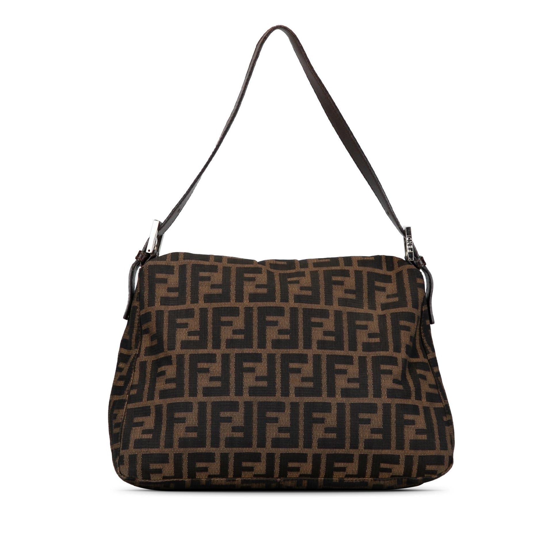 Fendi Zucca Mamma Forever Shg Wf6Hib Shoulder Bag Canvas