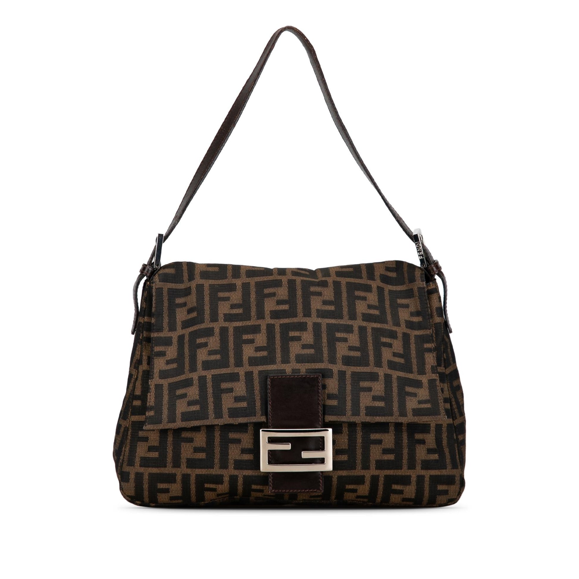 Fendi Zucca Mamma Forever Shg Wf6Hib Shoulder Bag Canvas