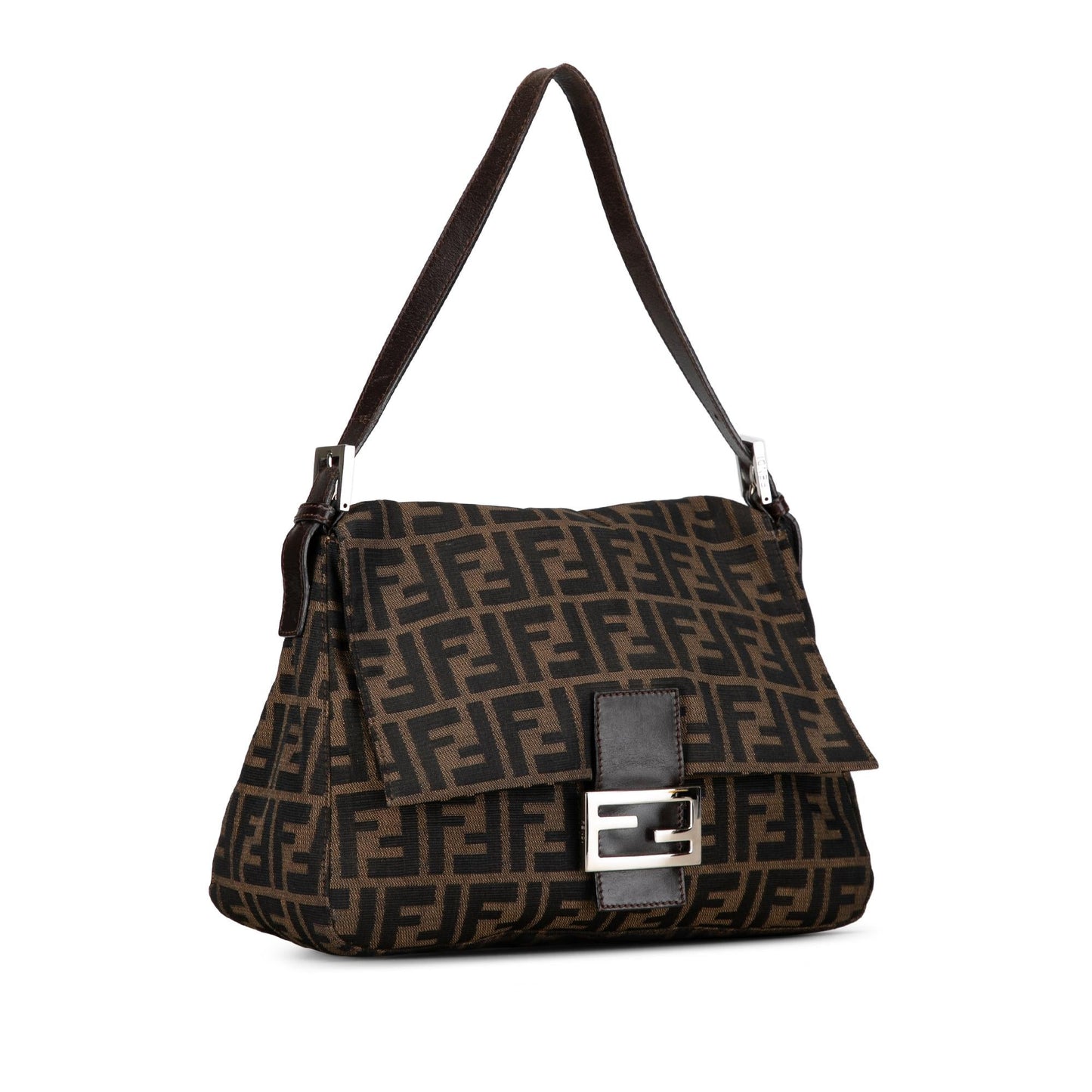 Fendi Zucca Mamma Forever Shg Wf6Hib Shoulder Bag Canvas