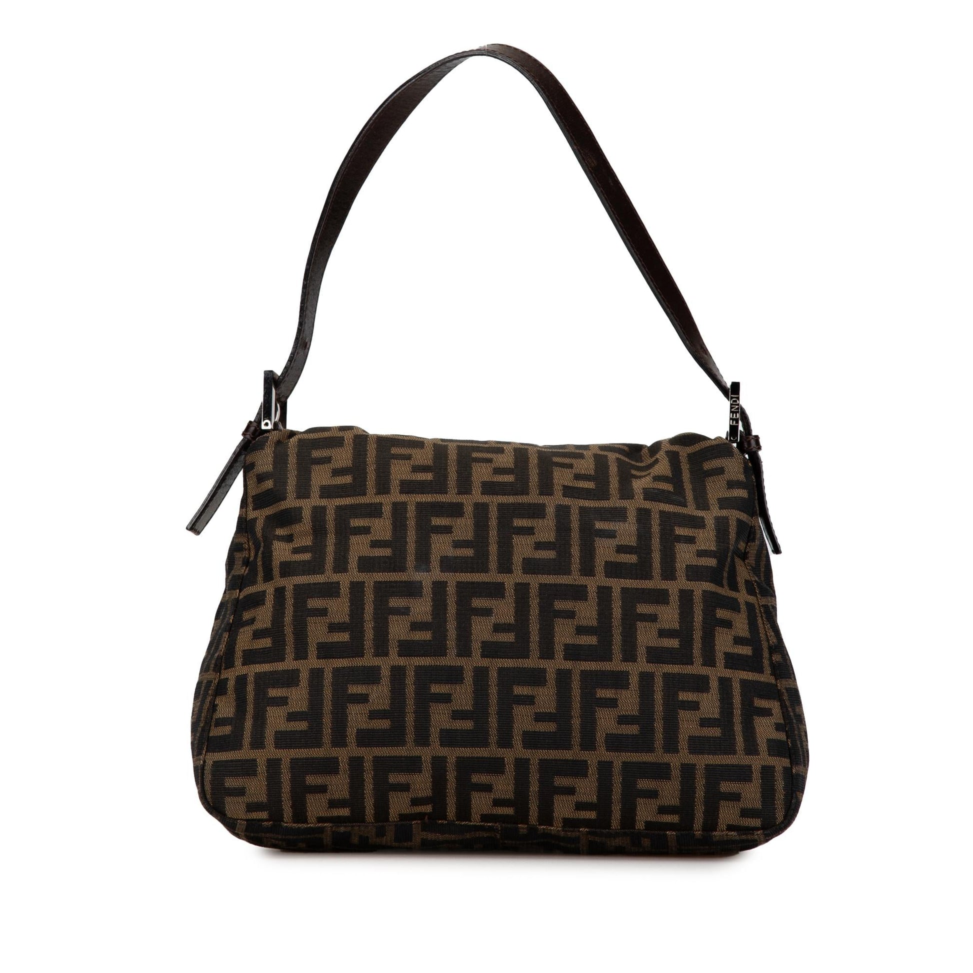 Fendi Zucca Mamma Forever Shg Strrs2 Shoulder Bag Canvas