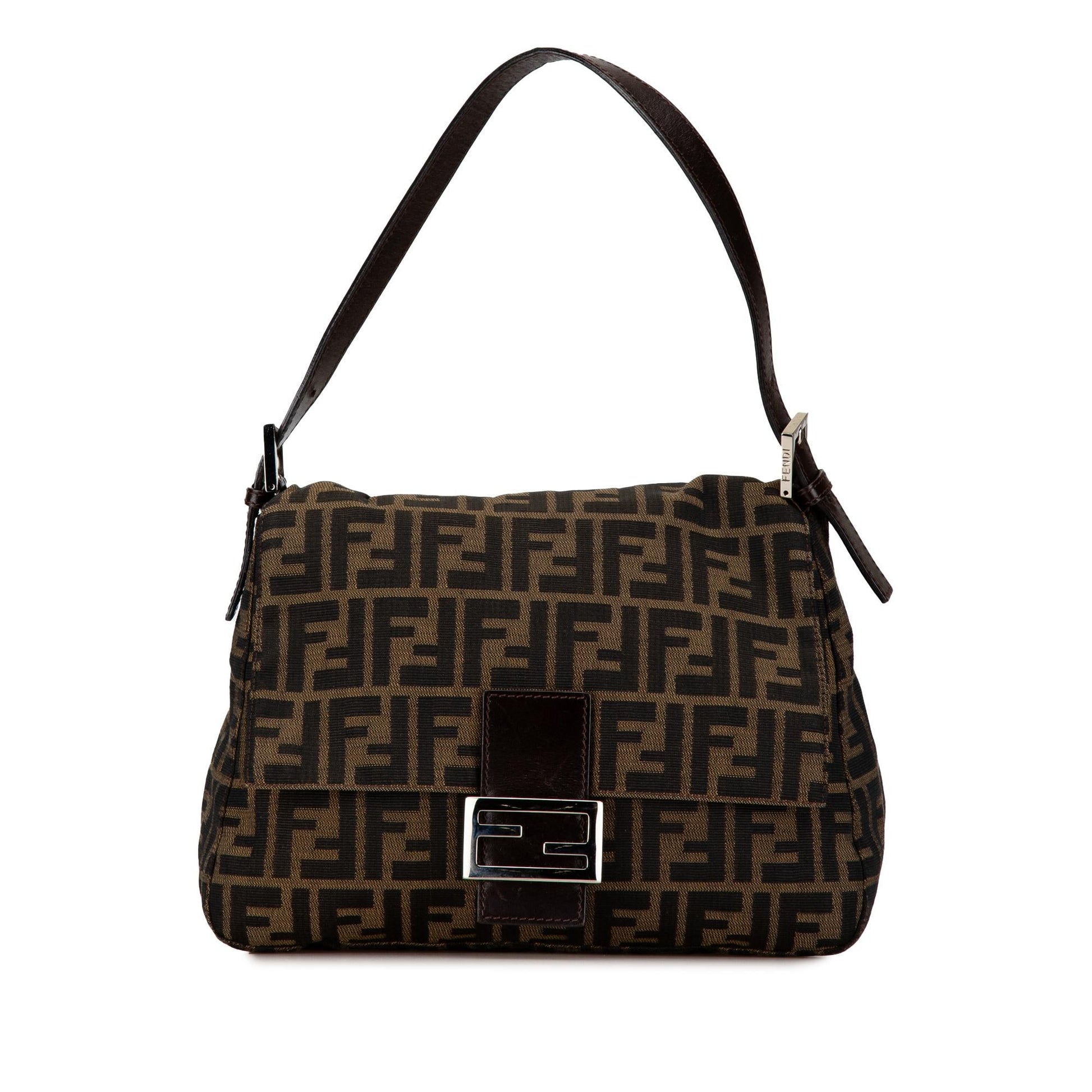 Fendi Zucca Mamma Forever Shg Strrs2 Shoulder Bag Canvas