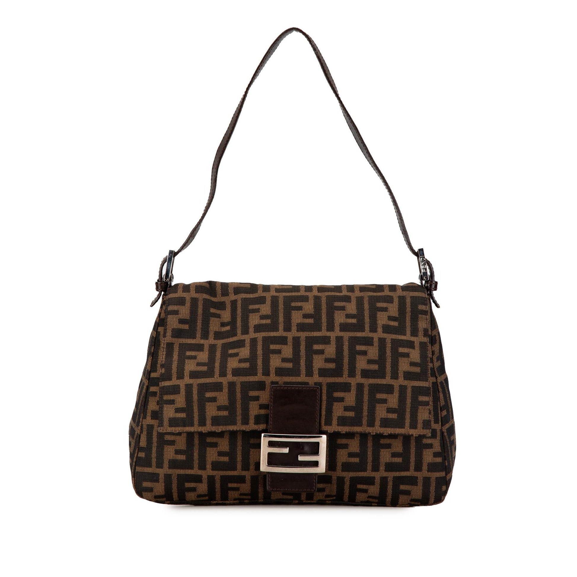 Fendi Zucca Mamma Forever Shg Tbng7M Shoulder Bag Canvas