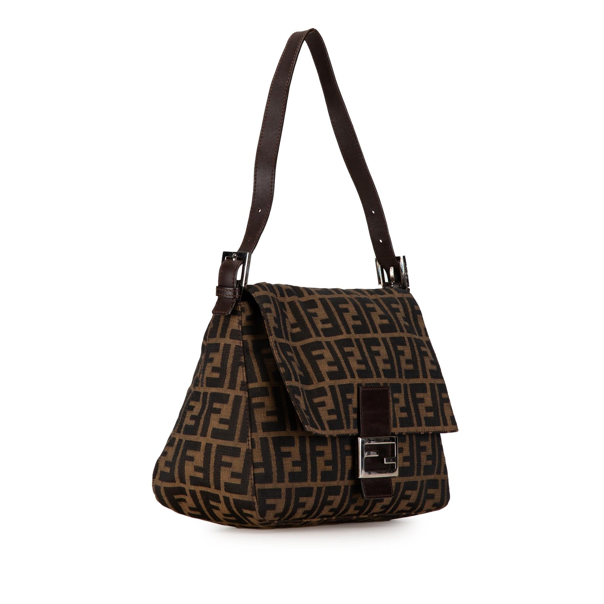 Fendi Zucca Mamma Forever Shg Tbng7M Shoulder Bag Canvas