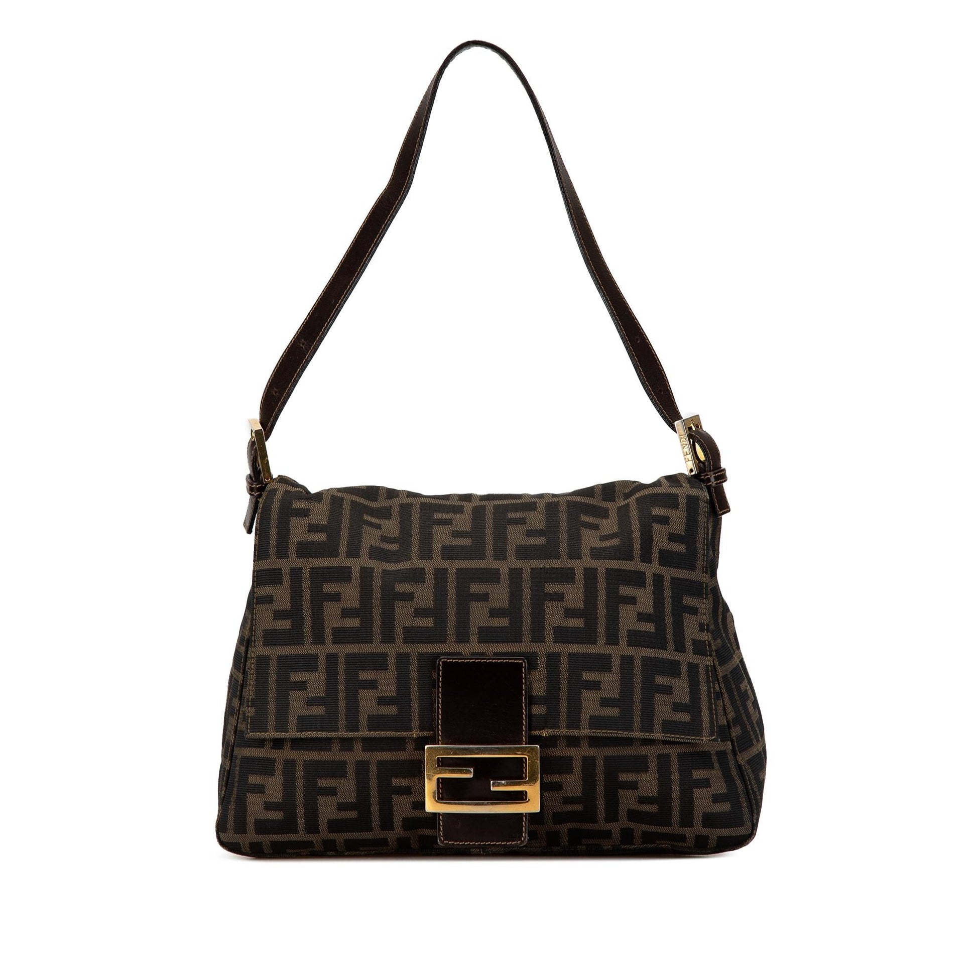 Fendi Zucca Mamma Forever Shg 0Nm4Sd Shoulder Bag Canvas