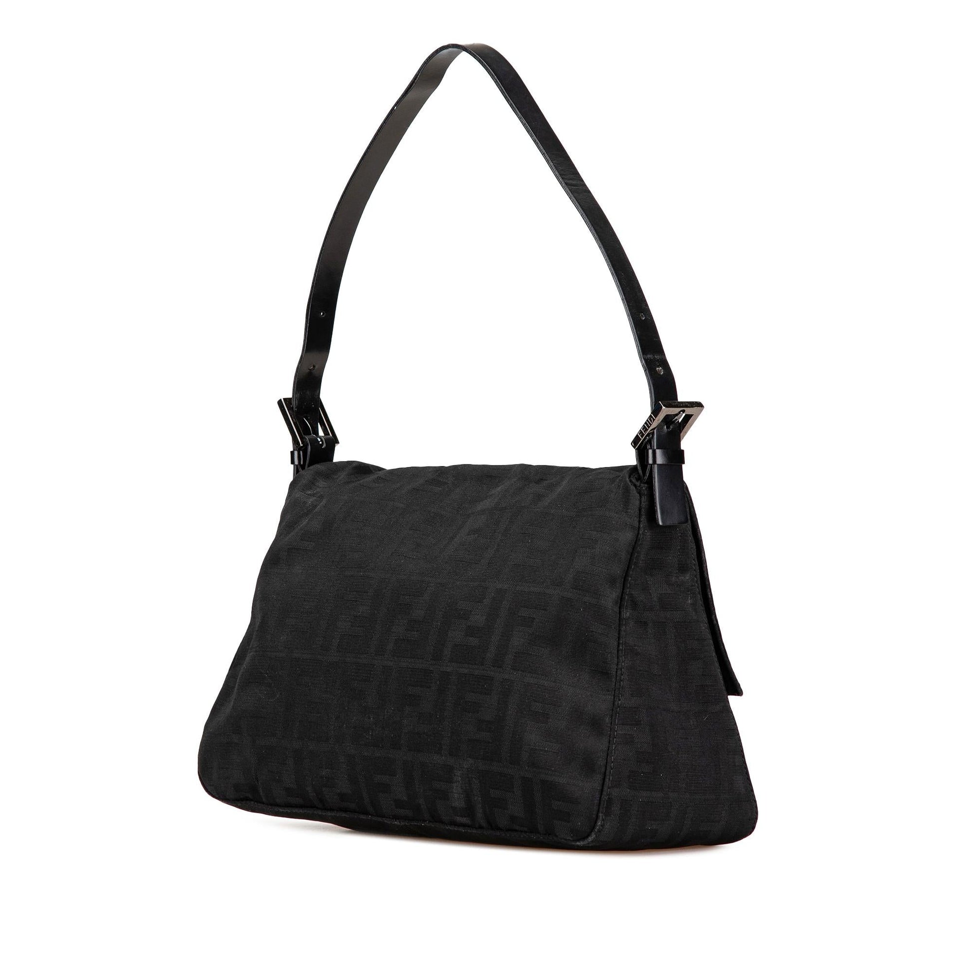 Fendi Zucca Mamma Forever Shoulder Bag Canvas