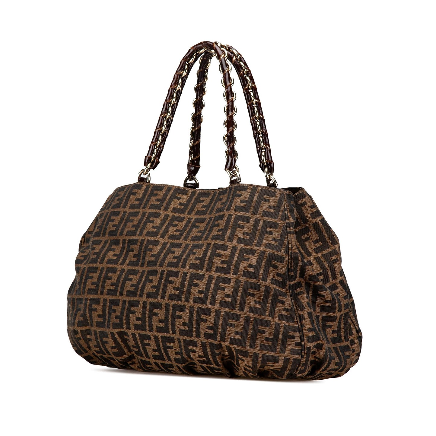 Fendi Zucca Mia Tote Canvas Tote Bag