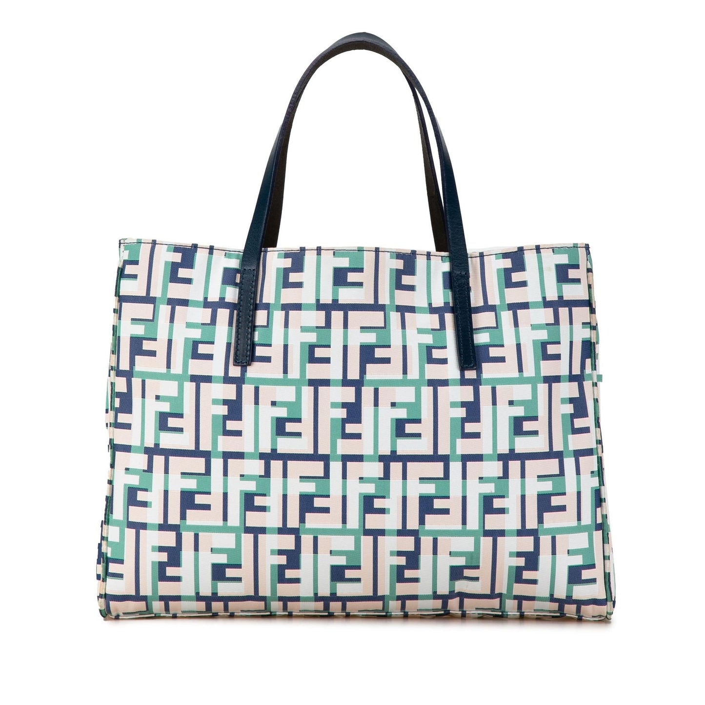 Fendi Zucca Handbag Canvas Multicolor Satchel Bag