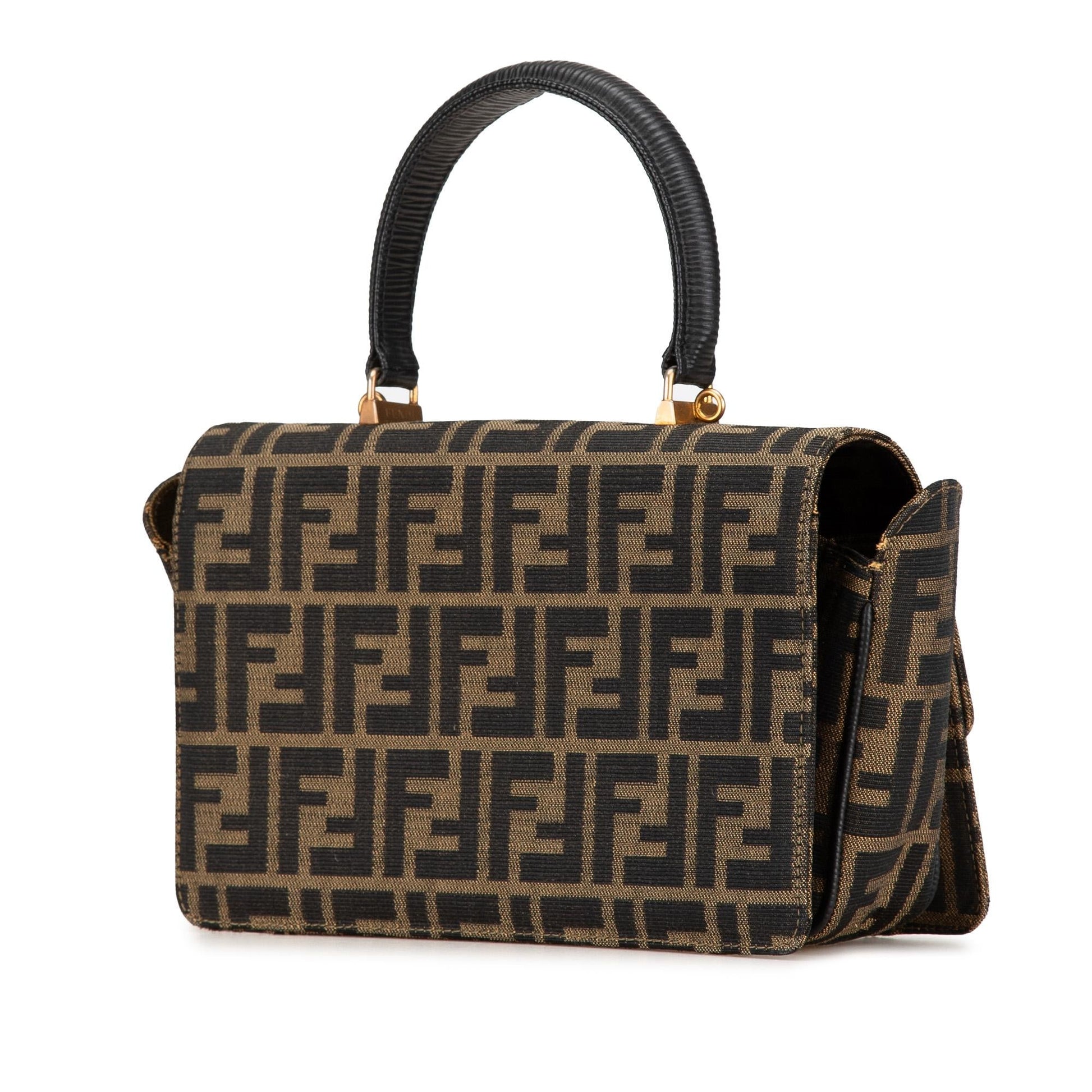 Fendi Zucca Satchel Shg Sl8Cxx Canvas Satchel Bag