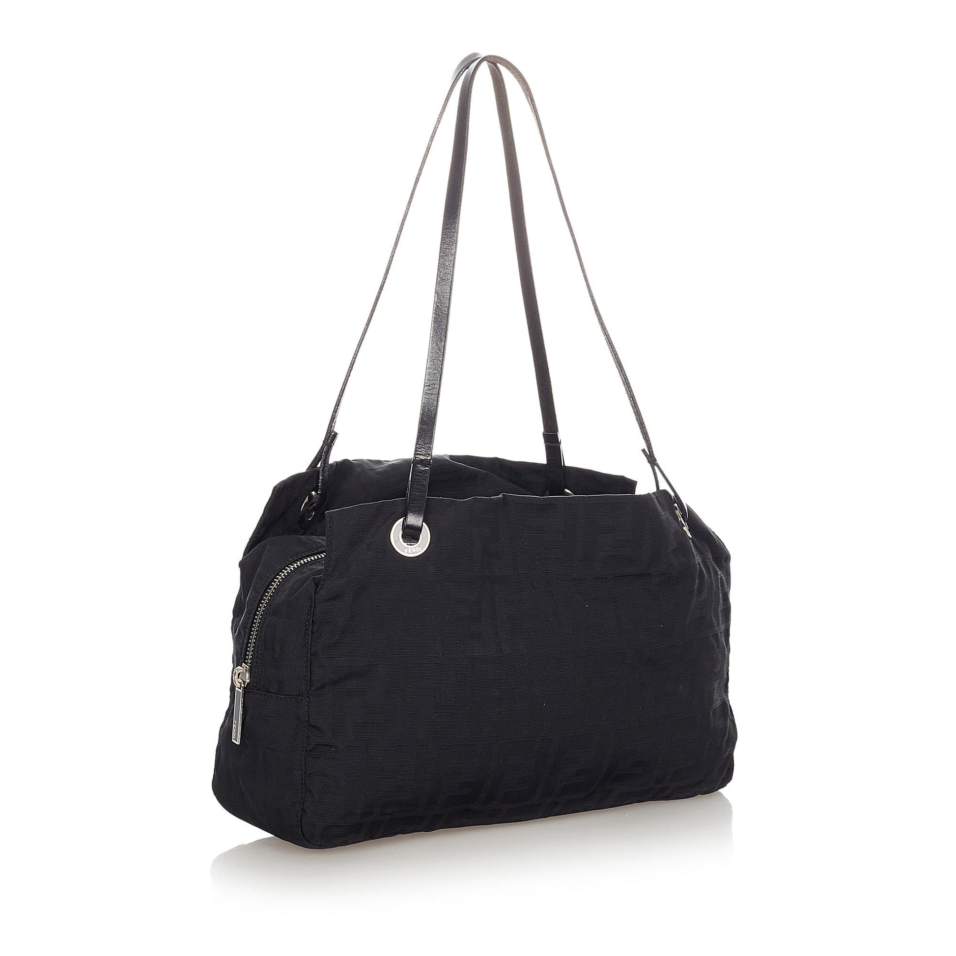 Fendi Zucca Shoulder Bag Shg Canvas Bag Shg 23455