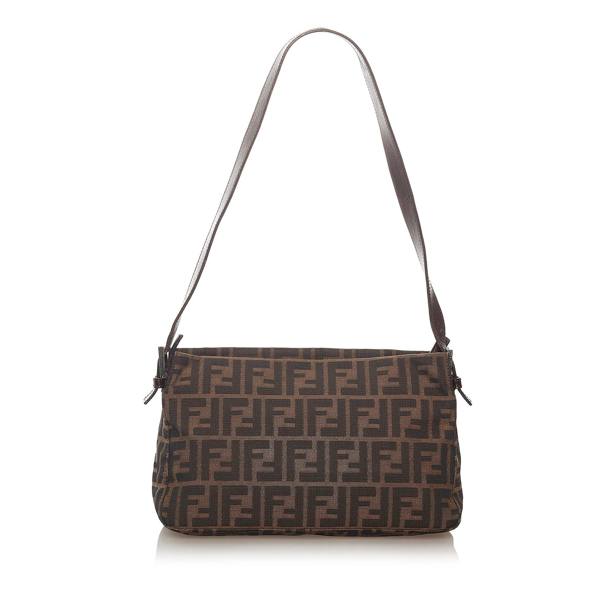 Fendi Zucca Shoulder Bag Shg Canvas Bag Shg 27396