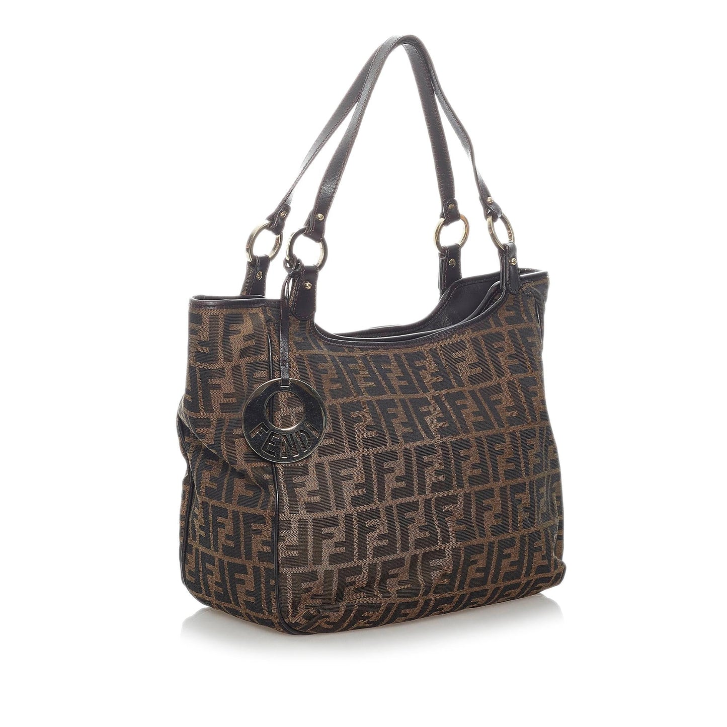 Fendi Zucca Shoulder Bag Shg Canvas Bag Shg 30750
