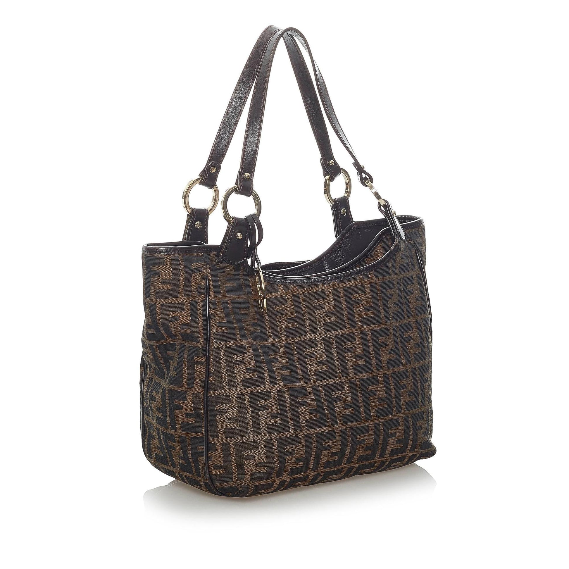 Fendi Zucca Shoulder Bag Shg Canvas Bag Shg 33151
